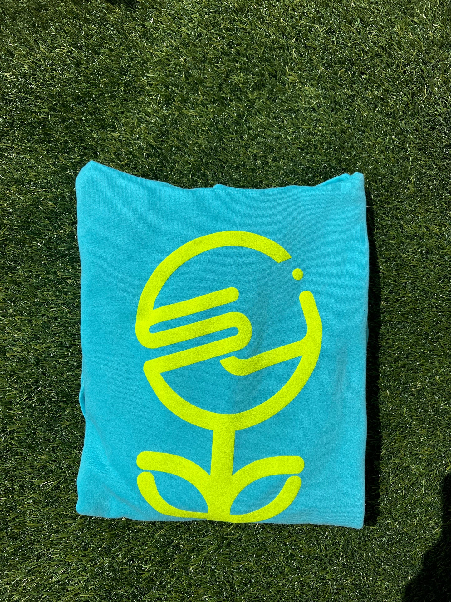 Turquoise SJ Logo Hoodie