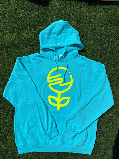 Turquoise SJ Logo Hoodie