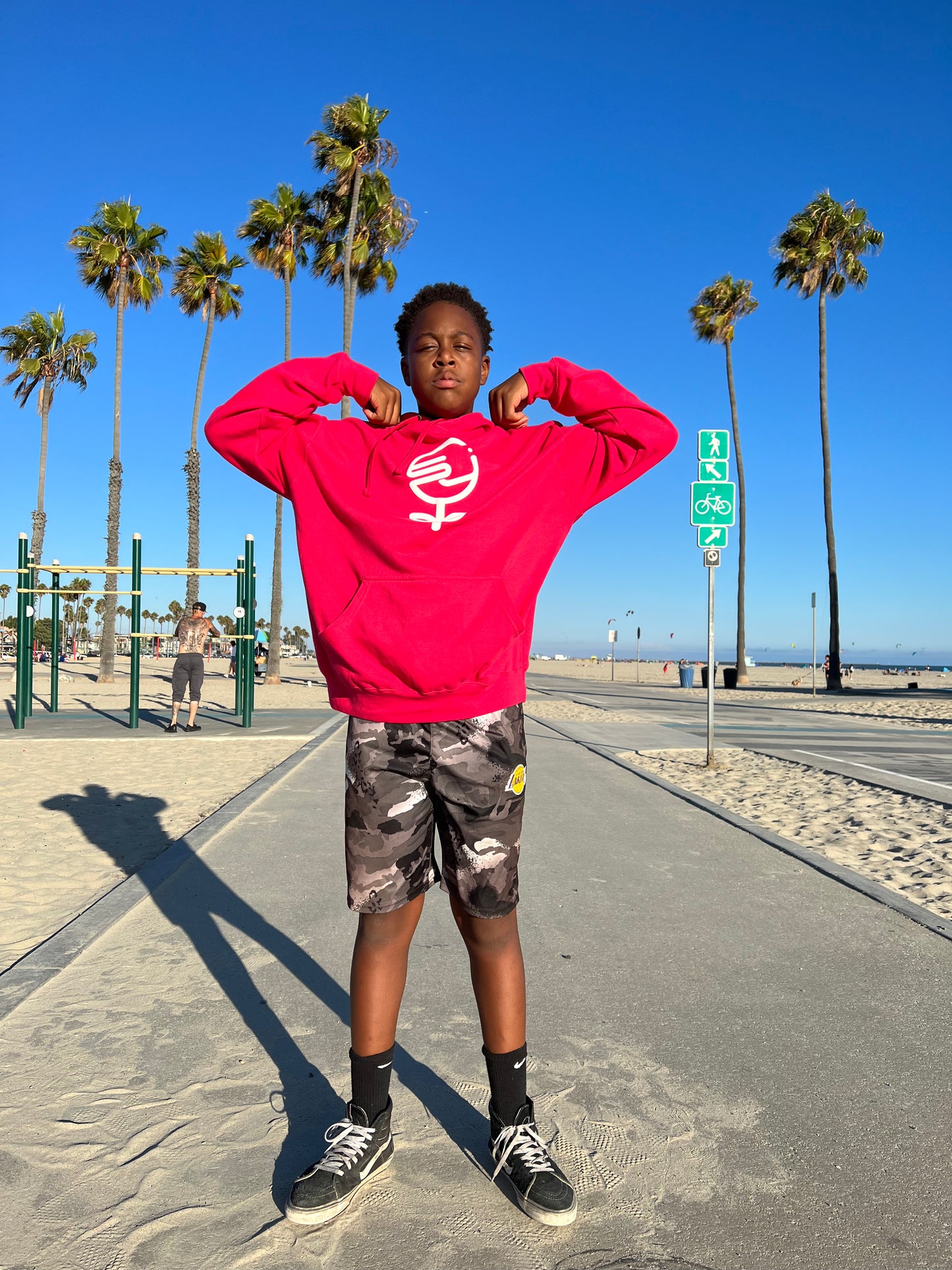 Hot Pink w/ White Logo