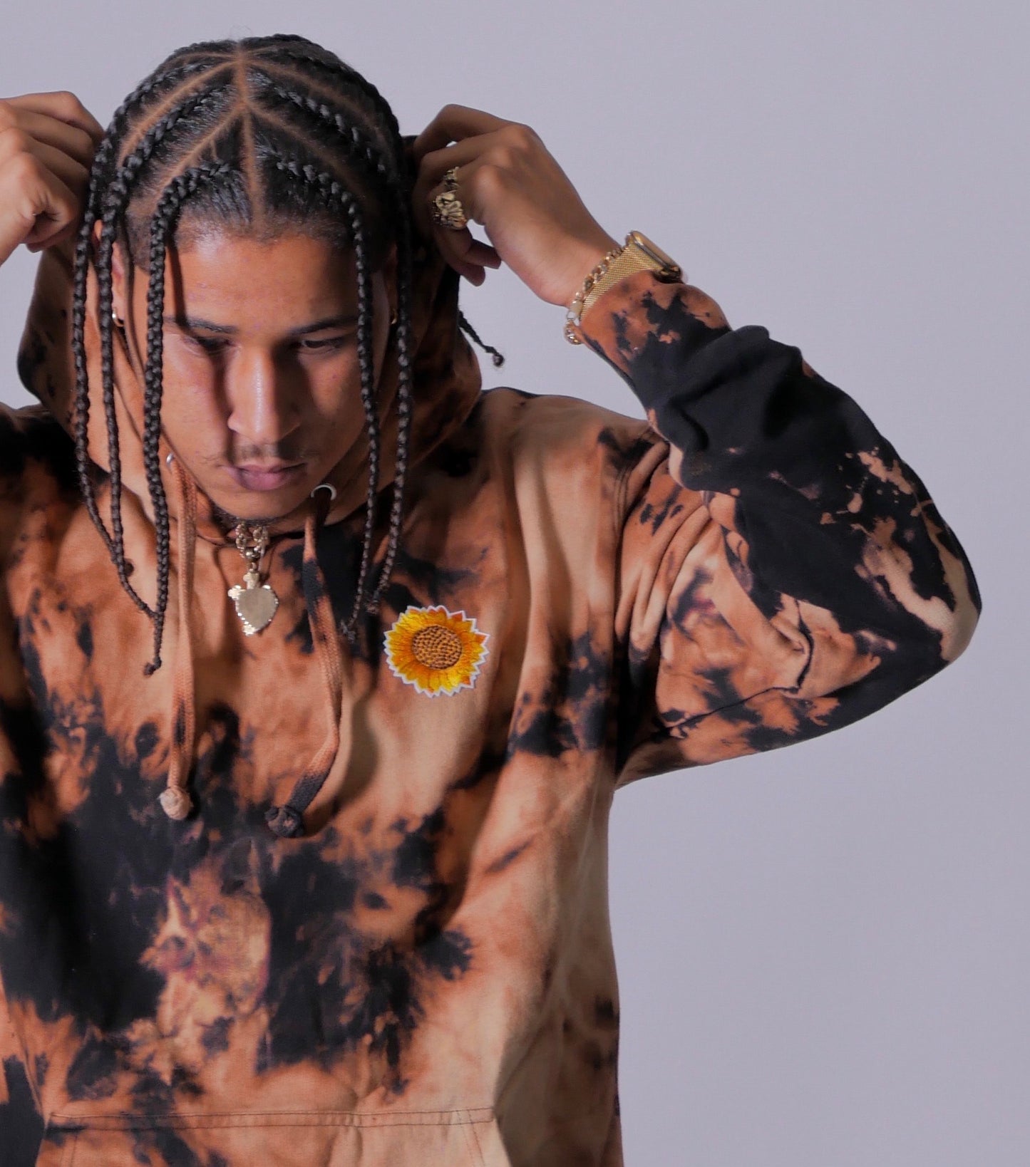 Concrete Sunflower Patch Jogger Set