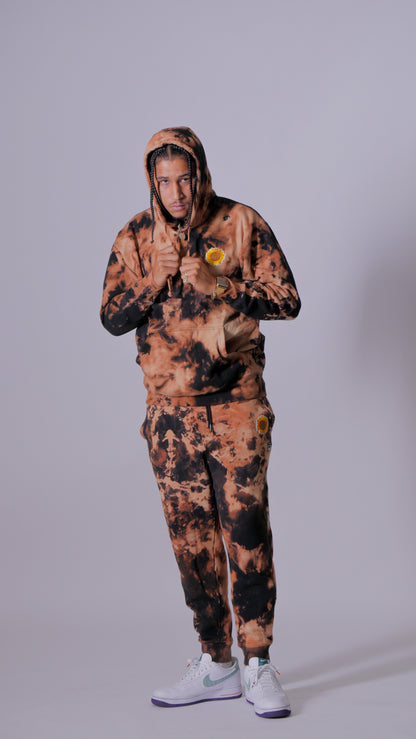 Concrete Sunflower Patch Jogger Set